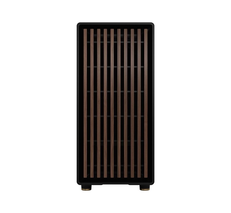 North TG Clear Charcoal | Midi Tower Case | Zwart