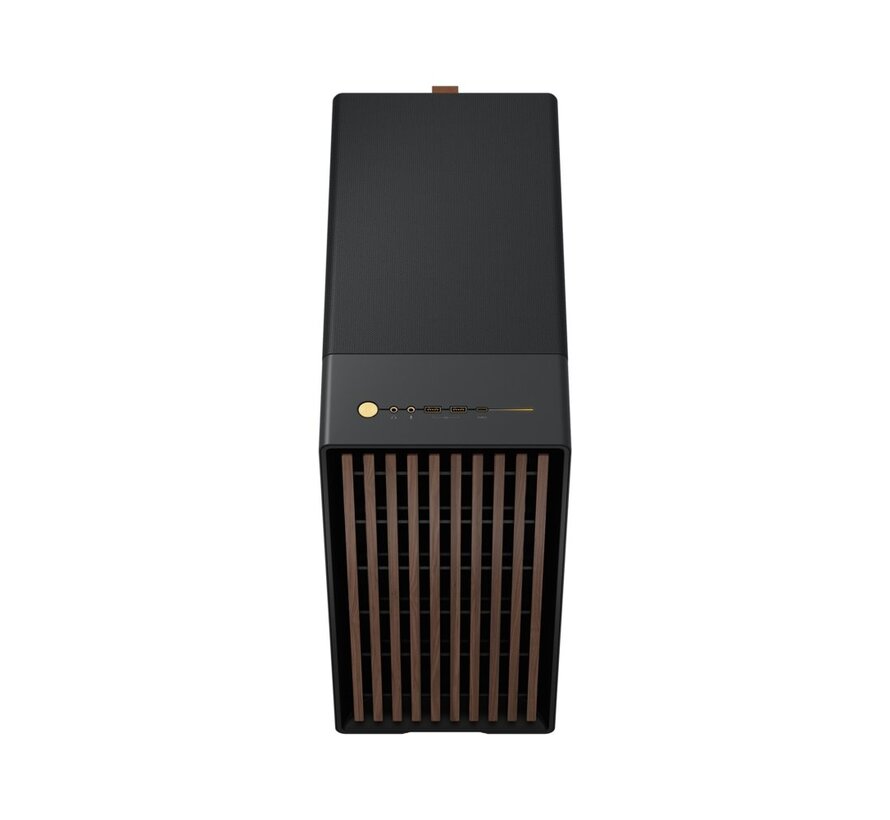 North TG Clear Charcoal | Midi Tower Case | Zwart