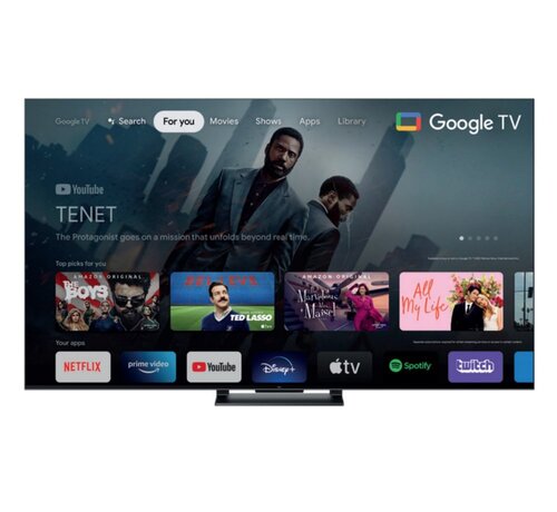 TCL C74 | 65'' Ultra HD 4K | QLED Smart TV | Wifi | Google TV | Local Dimming | Dolby Vision | 144Hz