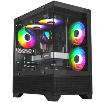 Pcman  Pcman Game PC Black Hawk - AMD Ryzen 7 5700X - RTX 5060 - 32 GB geheugen - 1 TB SSD - Windows 11 Pro