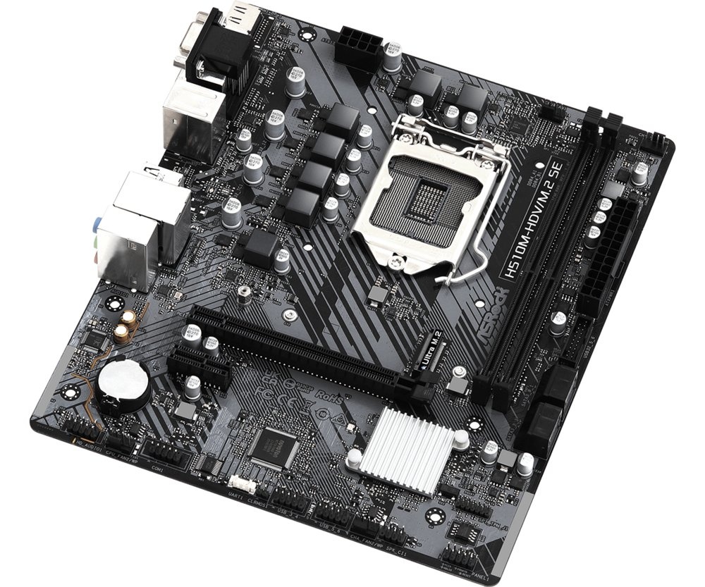Asrock H510M-HDV/M.2 SE | Socket LGA 1200 | Intel H470