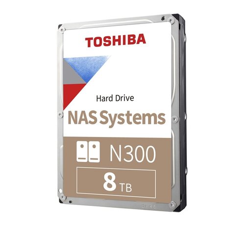 Toshiba N300 NAS HDD 3.5" | 8TB SATA III | 7200RPM
