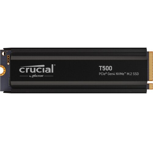 Crucial T500 | 2TB NVMe SSD | M.2 Gen4 | 7.400MB/s Lezen | 7.000MB/s Schrijven