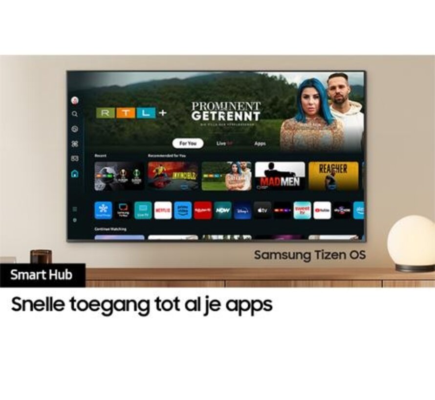 QE55Q77DAT | 55'' Ultra HD 4K | QLED Smart TV | Wifi | Tizen | Local Dimming | HDR10+ | 100Hz (refurbished)