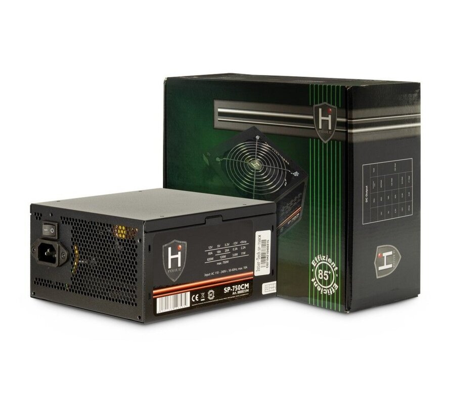 HiPower SP-750CM | 750 Watt ATX PSU | Deels Modulair | Power Supply | Voeding