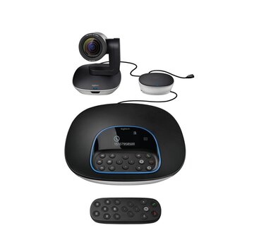 Logitech GROUP | Videovergadersysteem | Voor Groepen | Full HD | USB | Zwart