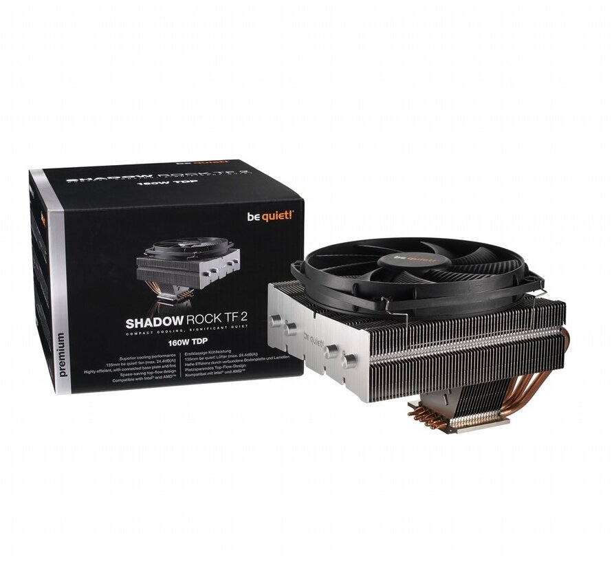 Shadow Rock TF 2 | 160W TDP | 112mm Hoogte | 135mm Fan | CPU Luchtkoeler