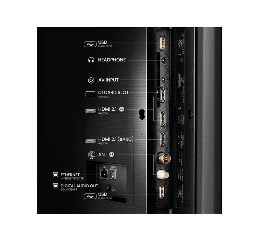 50A79NQ | 50'' Ultra HD 4K | QLED Smart TV | Wifi | VIDAA | Local Dimming | HDR10+ | 60Hz