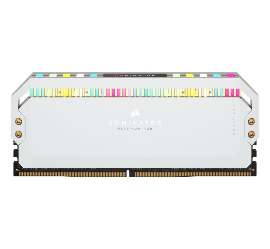 Dominator Platinum RGB Wit | 64GB 2x32GB DDR5 | 5200MHz | DIMM | CL40 | Geheugenmodule | RAM