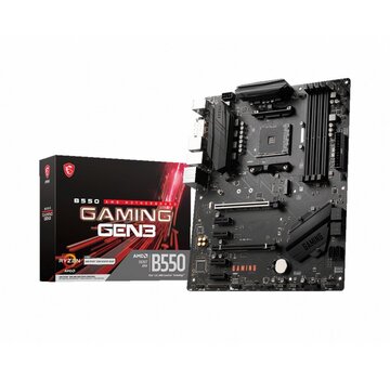 MSI B550 GAMING GEN3 | Socket AM4 | Intel B550 | 4xDDR4 | ATX | Moederbord