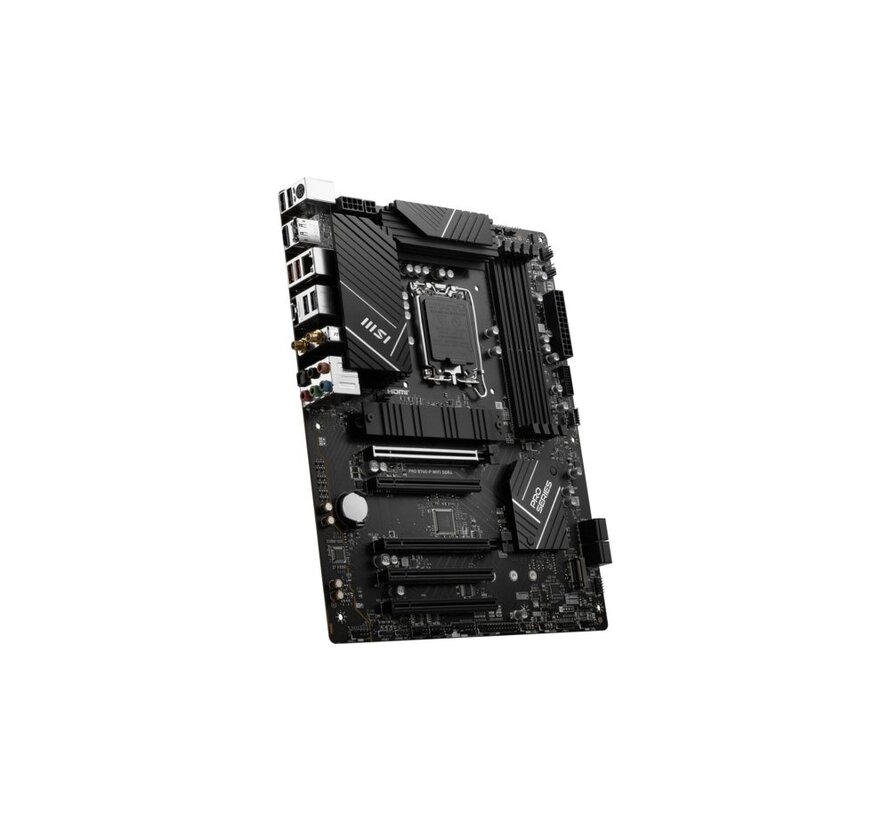 PRO B760-P WIFI DDR4 | Socket LGA 1700 | Intel B760 | 4xDDR5 | ATX | Moederbord