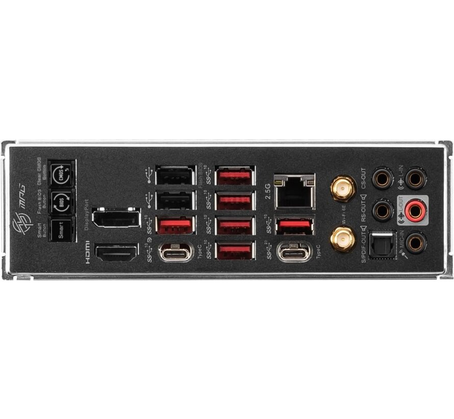 MPG X670E CARBON WIFI | Socket AM5 | AMD X670 | 4xDDR5 | ATX | Moederbord