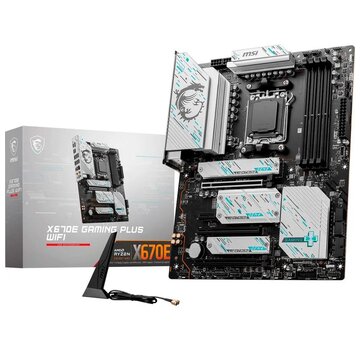 MSI X670E GAMING PLUS WIFI | Socket AM5 | AMD X670 | 4xDDR5 | ATX | Moederbord