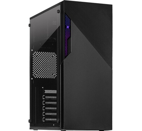 Inter-Tech A-303 Slant | Midi Tower | Zwart