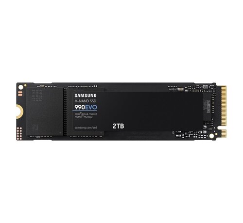 Samsung 990 EVO | 2TB NVMe SSD | M.2 | Gen4 | 5.000MB/s Lezen | 4.200MB/s Schrijven