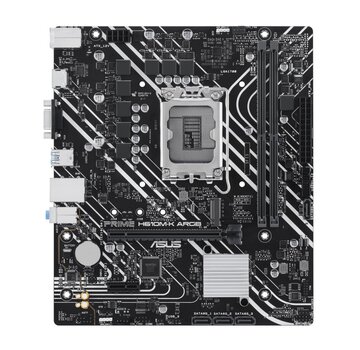 Asus ASUS PRIME H610M-K ARGB | Socket LGA 1700 | Intel B760 | 2xDDR5 | Micro-ATX | Moederbord