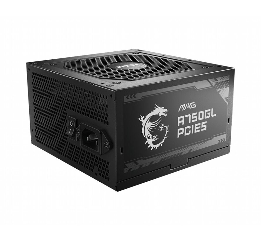 MAG A750GL PCIE5 | 750 Watt Gold ATX 3.0 PSU | Modulair | Power Supply | Voeding