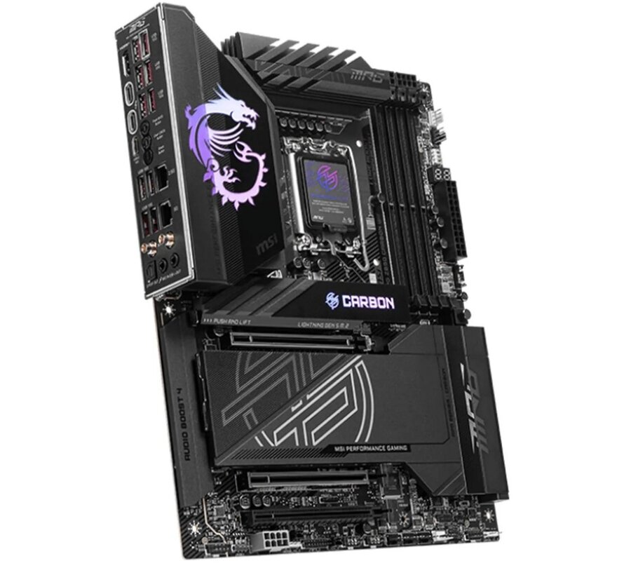 MPG Z890 CARBON WIFI | Socket LGA 1851 | Intel Z890 | 4xDDR5 | ATX | Moederbord