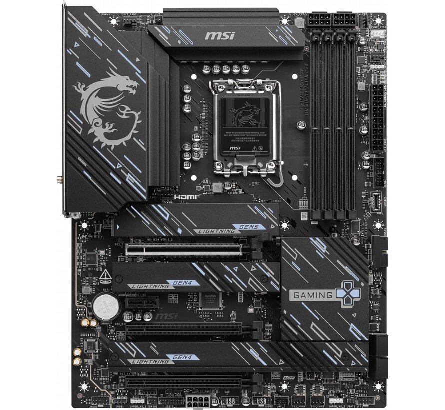 Z890 GAMING PLUS WIFI | Socket LGA 1851 | Intel Z890 | 4xDDR5 | ATX | Moederbord