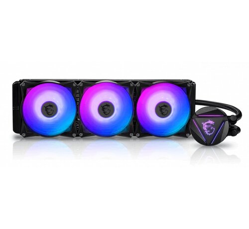MSI MAG CORELIQUID 360R V2 | AiO Waterkoeler | Voor CPU | 360 mm | RGB | Zwart