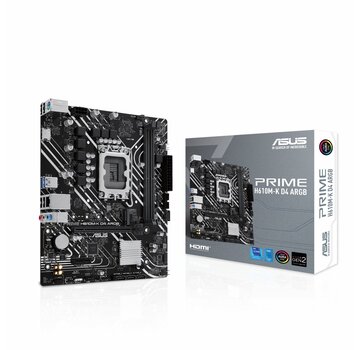 Asus ASUS PRIME H610M-K D4 ARGB | Socket LGA 1700 | Intel H610 | 2xDDR4 | Micro-ATX | Moederbord