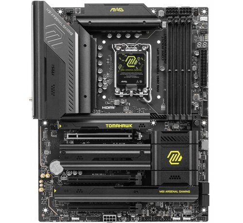MSI MAG Z890 TOMAHAWK WIFI | Socket LGA 1851 | Intel Z890 | 4xDDR5 | ATX | Moederbord