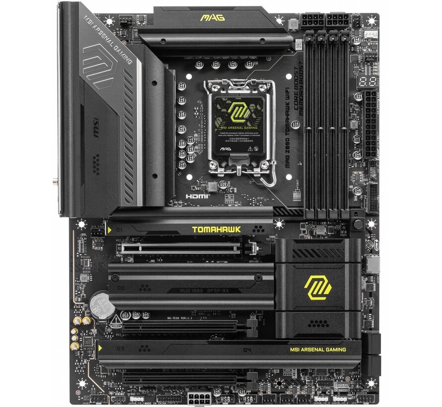 MAG Z890 TOMAHAWK WIFI | Socket LGA 1851 | Intel Z890 | 4xDDR5 | ATX | Moederbord
