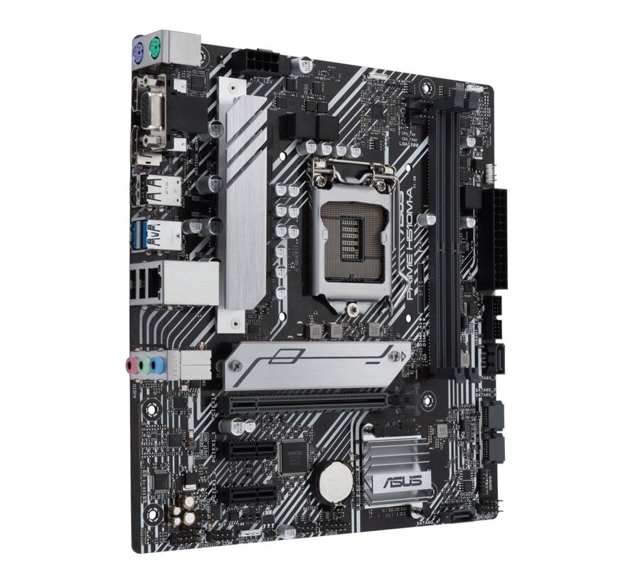 ASUS PRIME H510M-A ARGB | Socket LGA 1200 | Intel H510 | 2xDDR4 | Micro-ATX | Moederbord