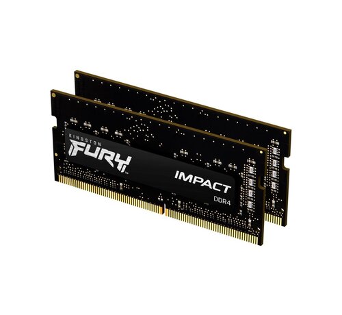 Kingston Fury Impact | 32GB 2x16GB DDR4 | 3200MHz | SODIMM | CL20 | Geheugenmodule | RAM