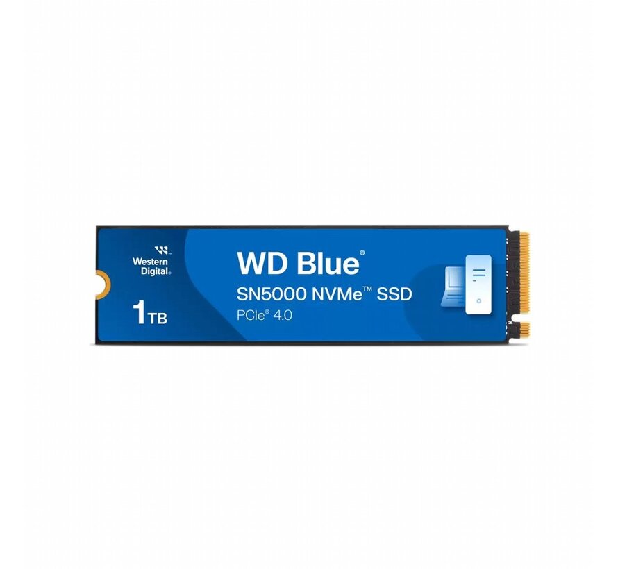 Blue SN5000 | 1TB NVMe SSD | M.2 | Gen4 | 5.150MB/s Lezen | 4.900MB/s Schrijven