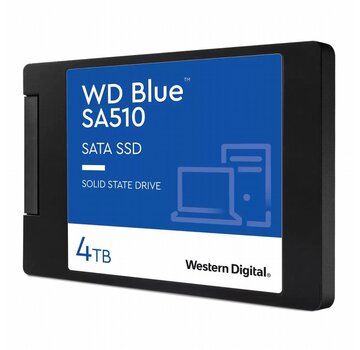 Western Digital Blue SA510 | 4TB SATA SSD | 2.5'' | 560MB/s Lezen | 520MB/s Schrijven