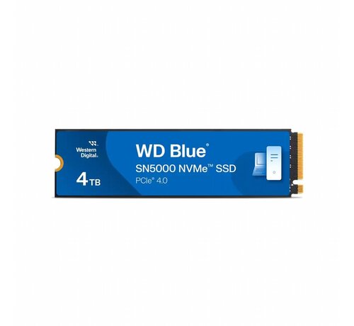 Western Digital Blue SN5000 | 4TB NVMe SSD | M.2 Gen4 | 5.500MB/s Lezen | 5.000MB/s Schrijven
