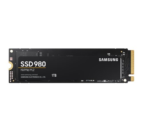 Samsung 980 | 1TB NVMe SSD | M.2 Gen3 | 3.500MB/s Lezen | 3.000MB/s Schrijven