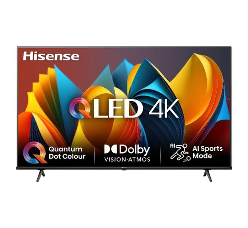Hisense 75E79NQ 75" | 4K Ultra HD QLED Smart TV | VIDAA + Wifi | Dolby Vision voor Betoverende Beeldkwaliteit | Quantum Dot voor Rijke Kleuren | 60Hz