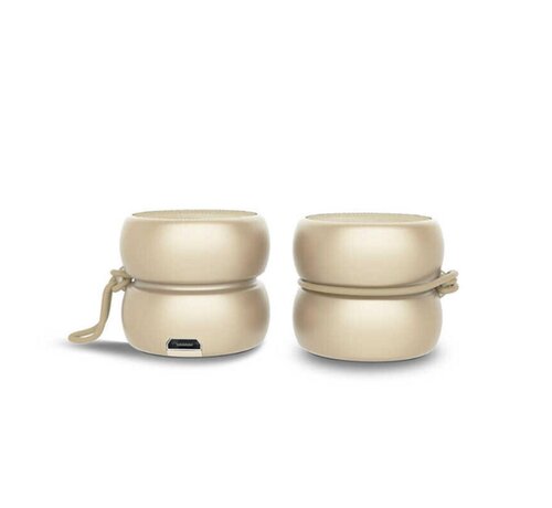 Xoopar YOYO 2x3W | Draagbare Bluetooth Speaker | Ingebouwde Selfie-Afstandsbediening | Goud