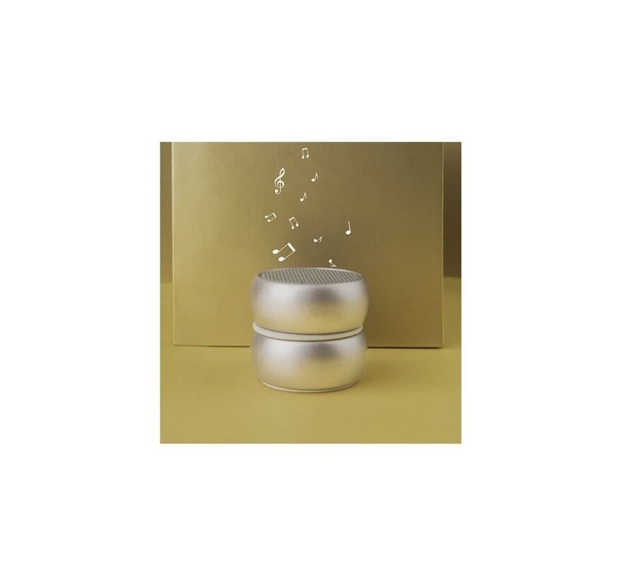 YOYO 2x3W | Draagbare Bluetooth Speaker | Ingebouwde Selfie-Afstandsbediening | Goud