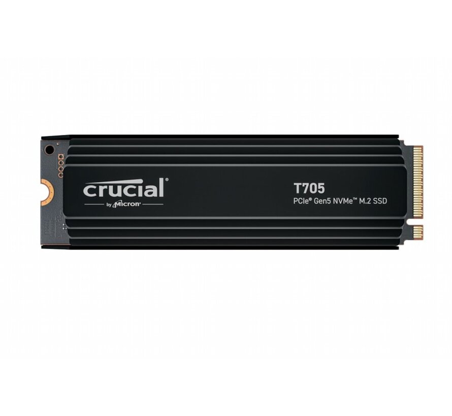 T705 | 1TB NVMe SSD | M.2 | Gen5 | 13.600MB/s Lezen | 10.200MB/s Schrijven | Heatsink