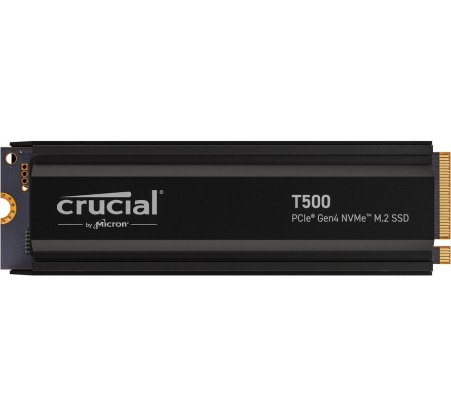 T500 | 1TB NVMe SSD | M.2 Gen4 | 7.300MB/s Lezen | 6.800MB/s Schrijven | Heatsink | OPEN BOX (refurbished)