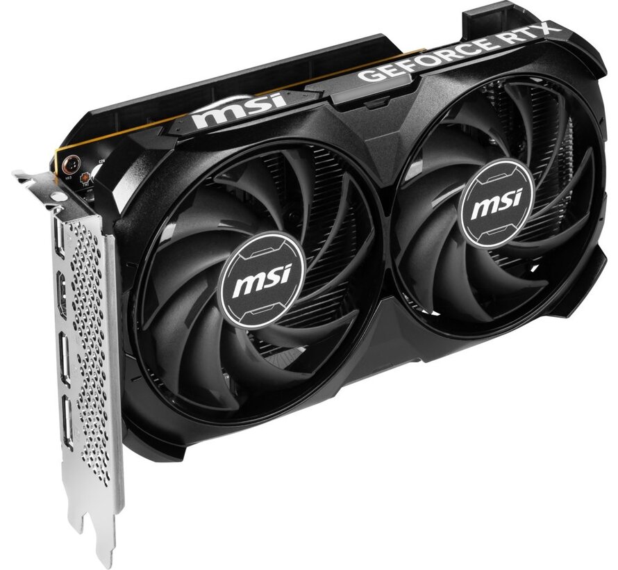 GeForce RTX 4060 Ventus 2X Black OC | 8GB GDDR6 VRAM | Videokaart | GPU | Nvidia