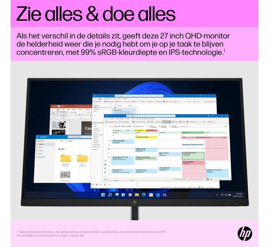 HP E27Q G5 27" | 2560x1440 IPS | 75Hz | Monitor
