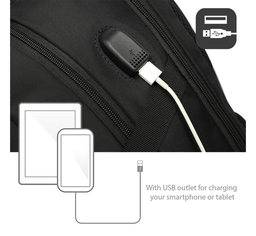 AC8530 notebooktas 39,6 cm (15.6") Rugzak Zwart