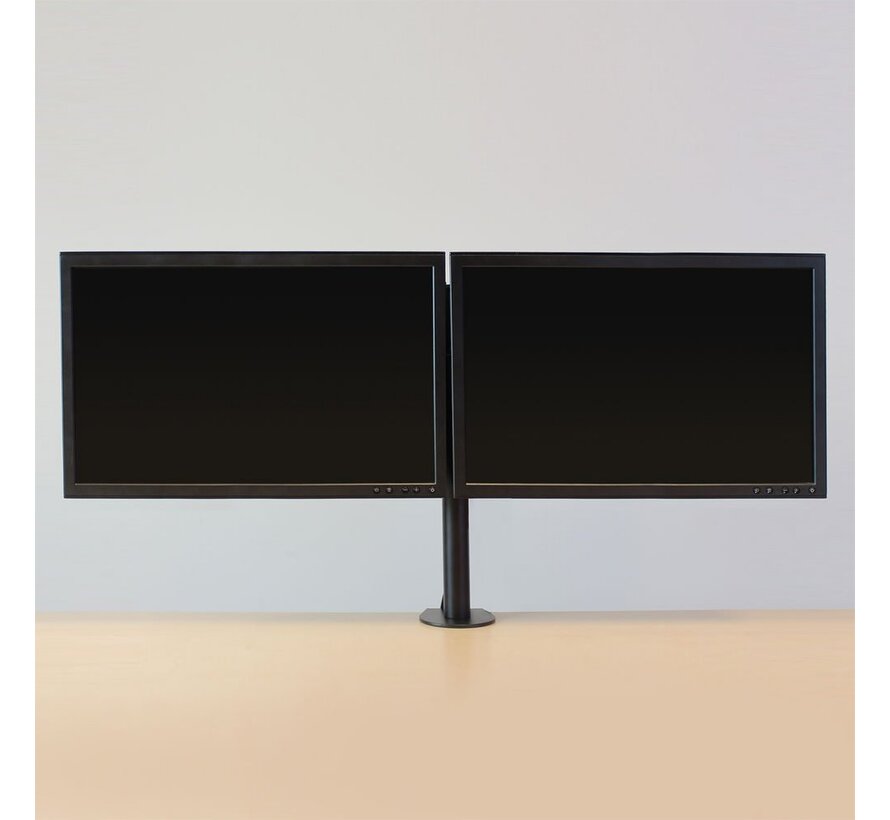 AC8302 flat panel bureau steun 81,3 cm (32") Klem/doorvoer Zwart