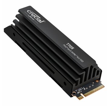 Crucial T705 | 2TB NVMe SSD | M.2 Gen5 | 14.500MB/s Lezen | 12.700MB/s Schrijven | Heatsink