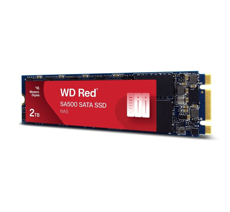 Red SA500 | 2TB SATA SSD | M.2 | 560MB/s Lezen | 530MB/s Schrijven