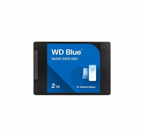 Western Digital Blue SA510 | 2TB SATA SSD | 2.5'' | 560MB/s Lezen | 520MB/s Schrijven