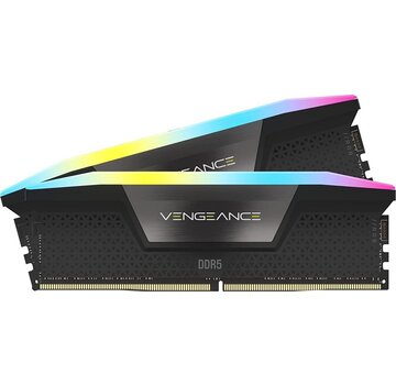 Corsair Vengeance RGB Zwart | 32GB 2x16GB DDR5 | 5200MHz | DIMM | CL40 | Geheugenmodule | RAM
