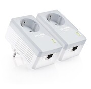 TP-Link TL-PA4010P KIT V5 | Powerline Adapter Set | 600 Mbps | Fast Ethernet | Met Stopcontact | Wit | HomePlug AV