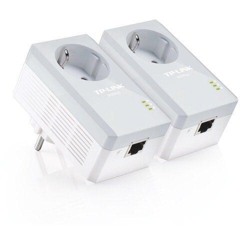 TP-Link TL-PA4010P KIT V5 | Powerline Adapter Set | 600 Mbps | Fast Ethernet | Met Stopcontact | Wit | HomePlug AV