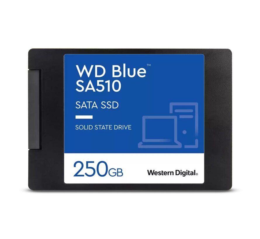 Blue SA510 | 250GB SATA SSD | 2.5'' | 555MB/s Lezen | 440MB/s Schrijven