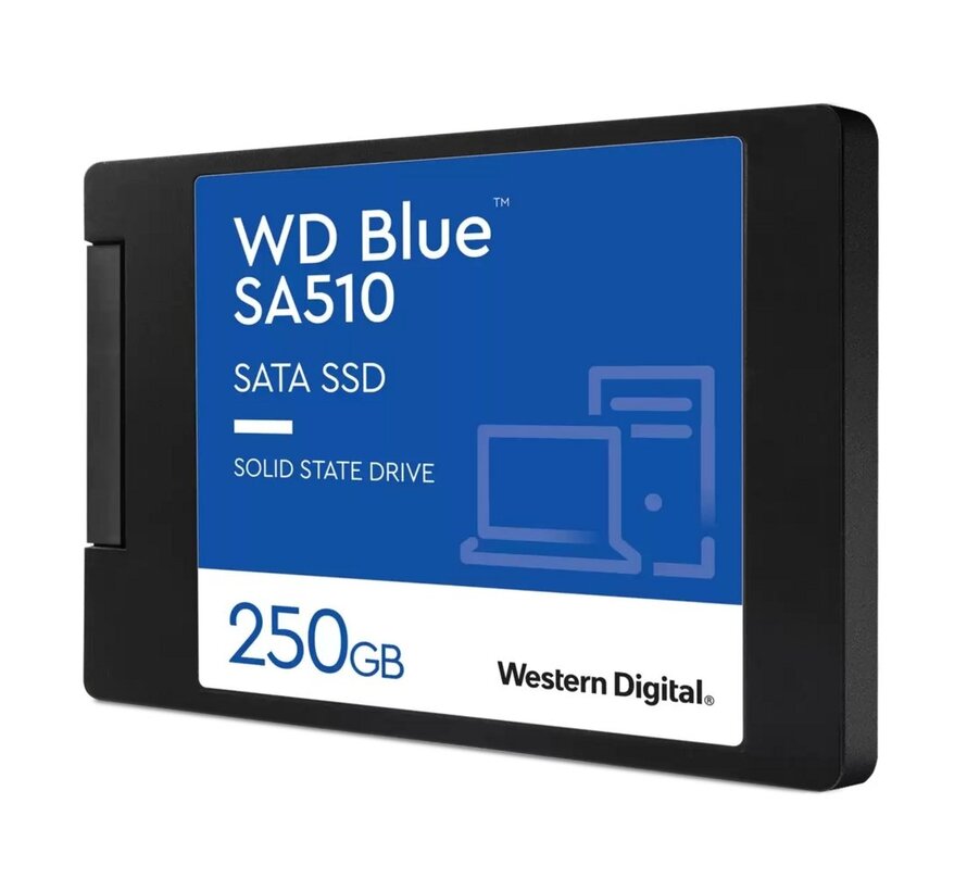 Blue SA510 | 250GB SATA SSD | 2.5'' | 555MB/s Lezen | 440MB/s Schrijven